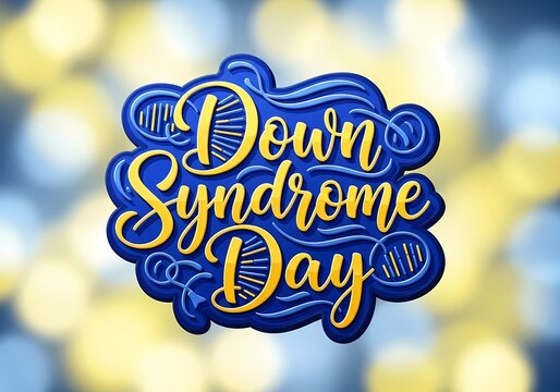 World down syndrome day celebration design for events and awareness campaigns
