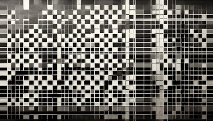 Fototapeta premium black and white checkerboard pattern
