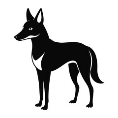 Minimal Dingo Vector Illustration 
