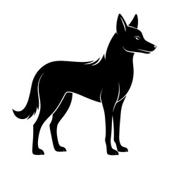 Minimal Dingo Vector Illustration 
