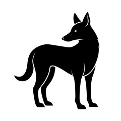 Minimal Dingo Vector Illustration 