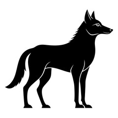 Minimal Dingo Vector Illustration 