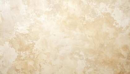 Aged beige plaster wall with a distressed, cracked, and peeling textured surface background.