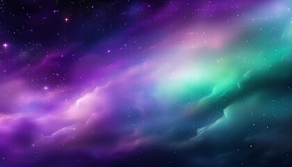 purple and sage ombre space low contrast galaxy background ai generative