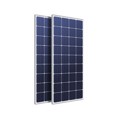 Durable polycrystalline solar panels designed for efficient renewable energy generation. Reliable, eco-friendly, and isolated on a white background for professional display.