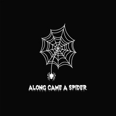 spider web halloween special t shirt design