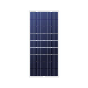 High-performance polycrystalline solar panel with durable frame, efficient energy conversion, and long-lasting performance. Perfect for home, commercial, or off-grid systems. Isolated white background