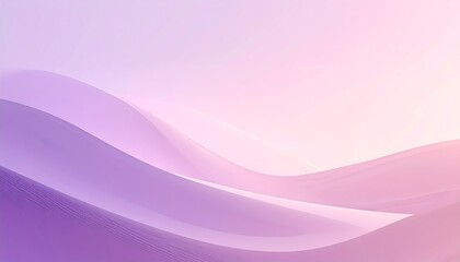 Obraz premium Gentle, flowing curves of light purple and pink hues create a soft, ethereal design.