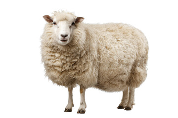 Columbia Sheep Isolated on Transparent Background