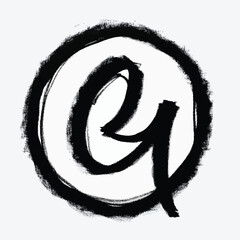 Hand Drawn At Symbol Graphic Design.