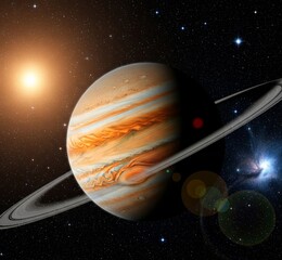 planet in space