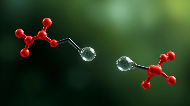 Dicyandiamide (2-cyanoguanidine, DCD) molecule.