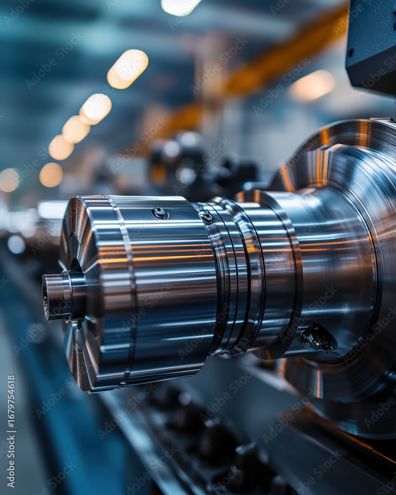 Poster precision machining of high-precision metal components on a cnc machine