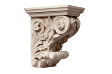 Classical Carved Stone Corbel Decorative Architectural Element