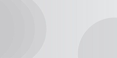 White geometric abstract background overlap layer on bright space with lines effect decoration. Modern graphic design element circles style concept for banner.