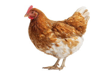 Brown Country Chicken on Transparent Background