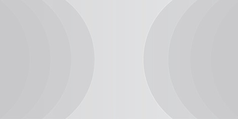 White geometric abstract background overlap layer on bright space with lines effect decoration. Modern graphic design element circles style concept for banner.