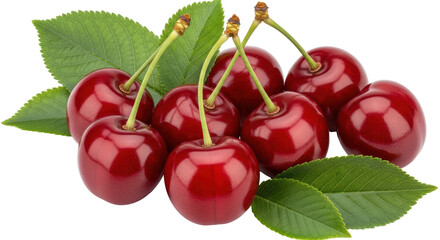 Isolated Cherries