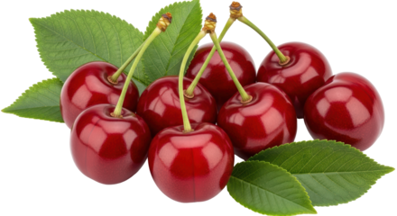 Isolated Cherries
