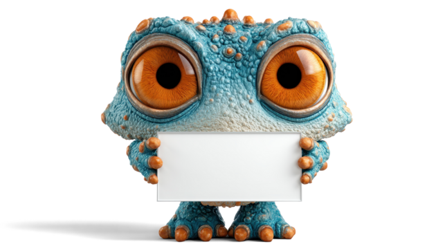 clumsy mint-green alien with mismatched limbs