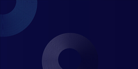 Abstract blue glowing geometric lines modern shiny blue circle lines pattern. Suit for cover,  banner, brochure