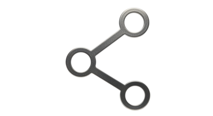 Isolated Share Symbol