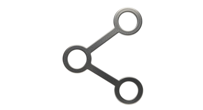 Isolated Share Symbol