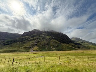 mountain landscape in the summer