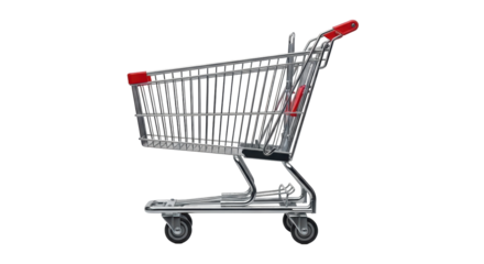 Isolated Shopping Cart