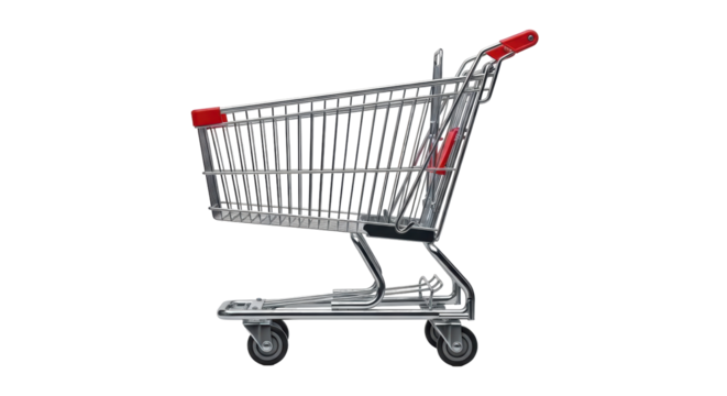 Isolated Shopping Cart