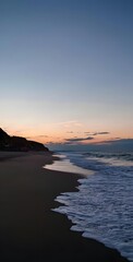 Sunset on the beach