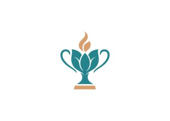 Trophy Logo design.sports tournament championship winner award Trophy icon design PNG Transparent 