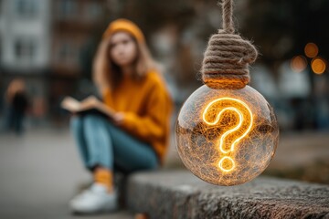 Question mark concept problem solving