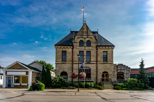 Various views of Goderich, a small Canadian, Ontario serene town located on the shores of lake Huron.