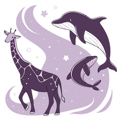 seamless pattern with horses