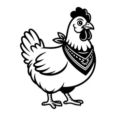 Chicken with Bandana