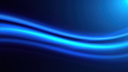 Minimal Futuristic Blue Abstract Background with Dark Gradient Flow for Technology or Business Design