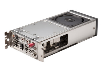 Obraz premium Single Server Drive Module on Transparent Background