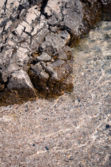 stone in sea texture