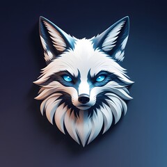 Obraz premium wolf head vector illustration