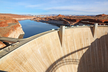 Glen Canyon Dam in Arizona	