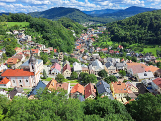 Stramberk w lecie, Morawy, Czechy/Stramberk town in summer, Moravia, Czechia © Pictofotius
