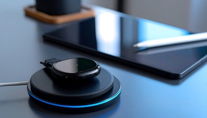 Modern tech accessories on a desk