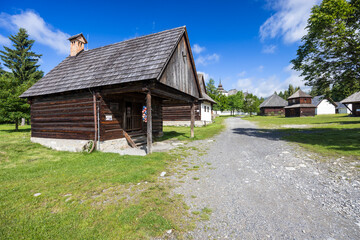 Museum of Liptov Village in Pribylina showcasing traditional Slovak architecture