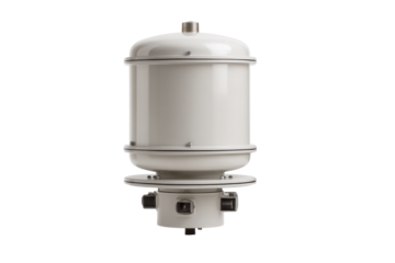 White Environmental Air Sampler Sensor on Transparent Background