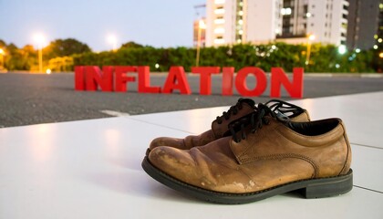 Worn shoes and inflation
