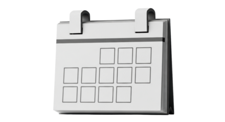 Isolated Calendar