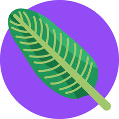 Plumeria flower with tropical leaves, symbolizing exotic beauty.