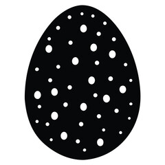 egg with dots vector illustration