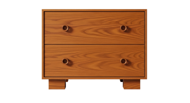 Isolated Wooden Dresser